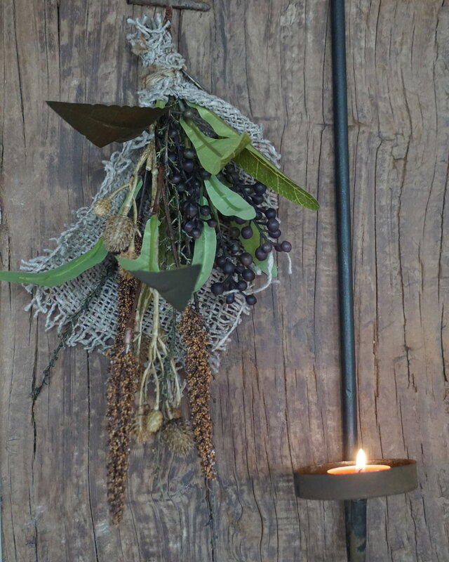 Rene Houtman Kunst Toef Met Shabby Doek | H35 x B16 cm