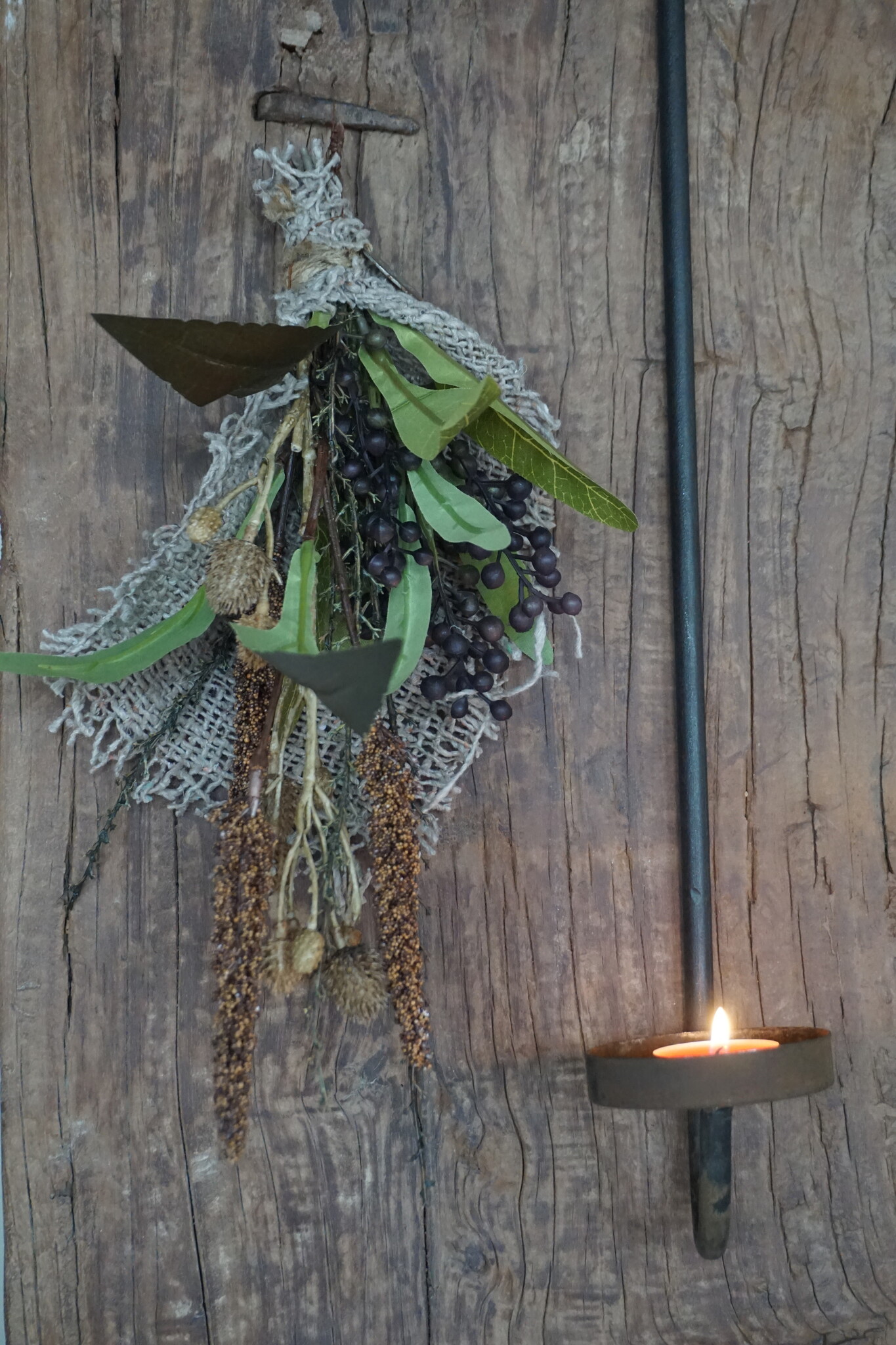 Rene Houtman Kunst Toef Met Shabby Doek | H35 x B16 cm