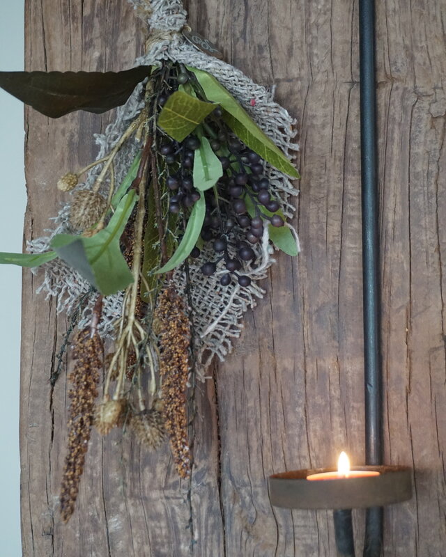 Rene Houtman Kunst Toef Met Shabby Doek | H35 x B16 cm