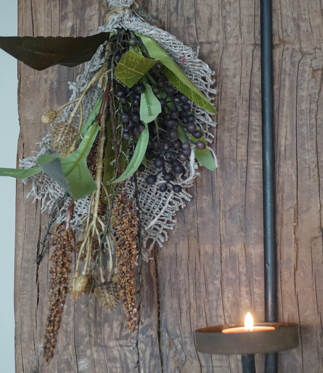 Rene Houtman Kunst Toef Met Shabby Doek | H35 x B16 cm