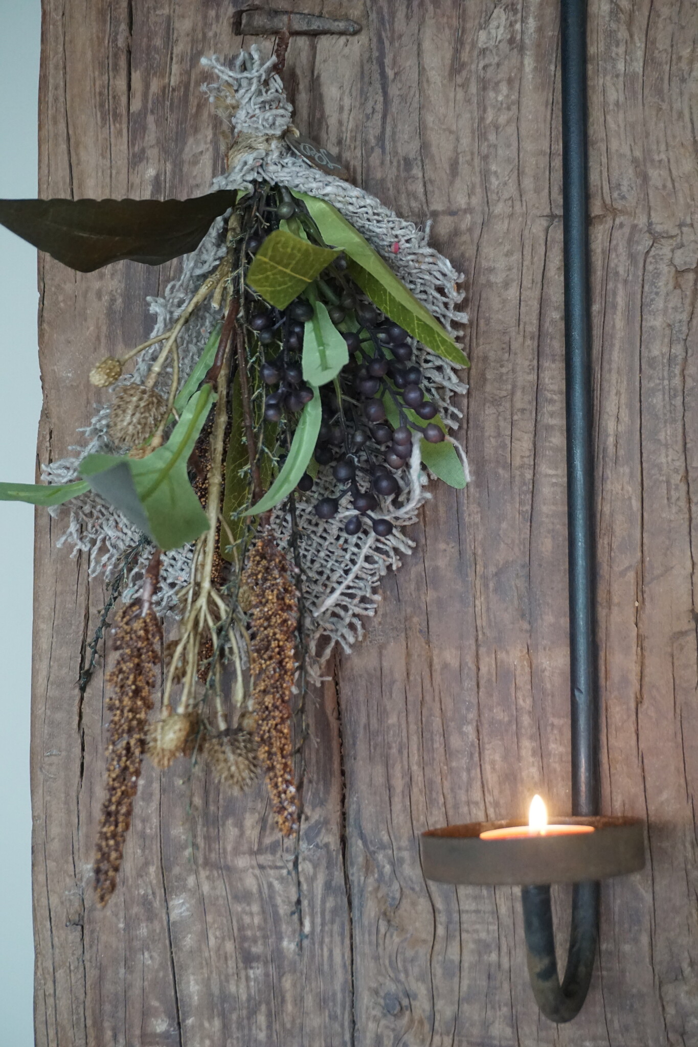 Rene Houtman Kunst Toef Met Shabby Doek | H35 x B16 cm