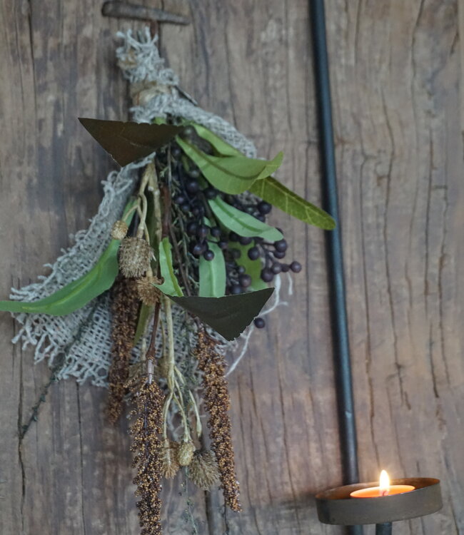 Rene Houtman Kunst Toef Met Shabby Doek | H35 x B16 cm