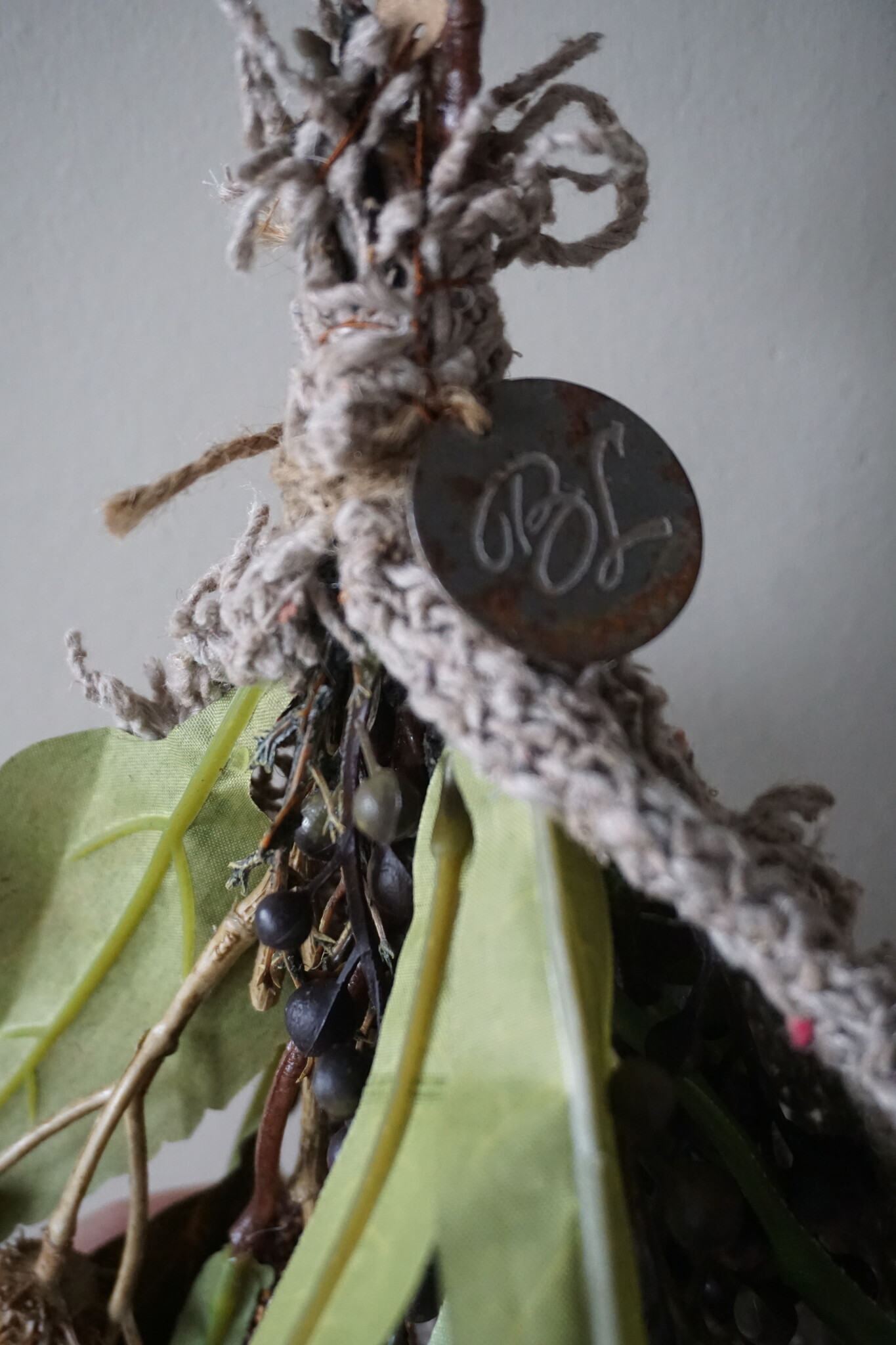 Rene Houtman Kunst Toef Met Shabby Doek | H35 x B16 cm