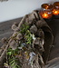 Rene Houtman Kunst Toef Met Distel En Shabby Doek | H36 x B20 cm