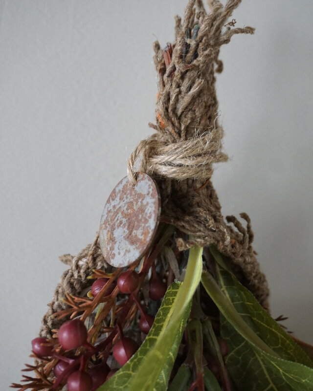 Rene Houtman Kunst Toef Met Shabby Doek | H30 x B20 cm
