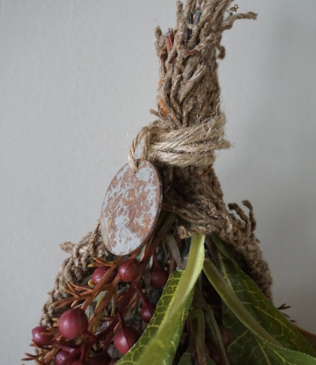 Rene Houtman Kunst Toef Met Shabby Doek | H30 x B20 cm