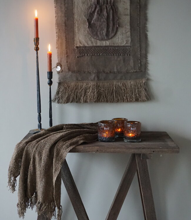 Rene Houtman Shabby Doek Leem | L155 x B55 cm