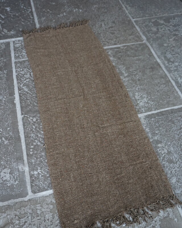 Rene Houtman Shabby Doek Leem | L155 x B55 cm