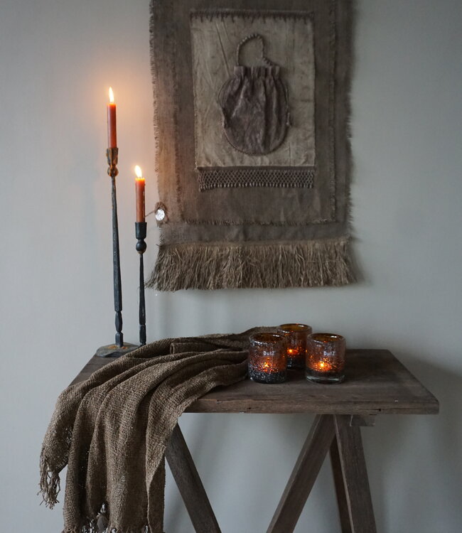 Rene Houtman Shabby Doek Leem | L155 x B55 cm