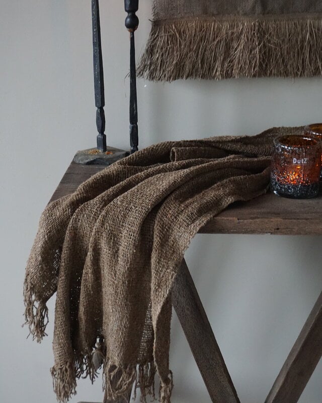Rene Houtman Shabby Doek Leem | L155 x B55 cm