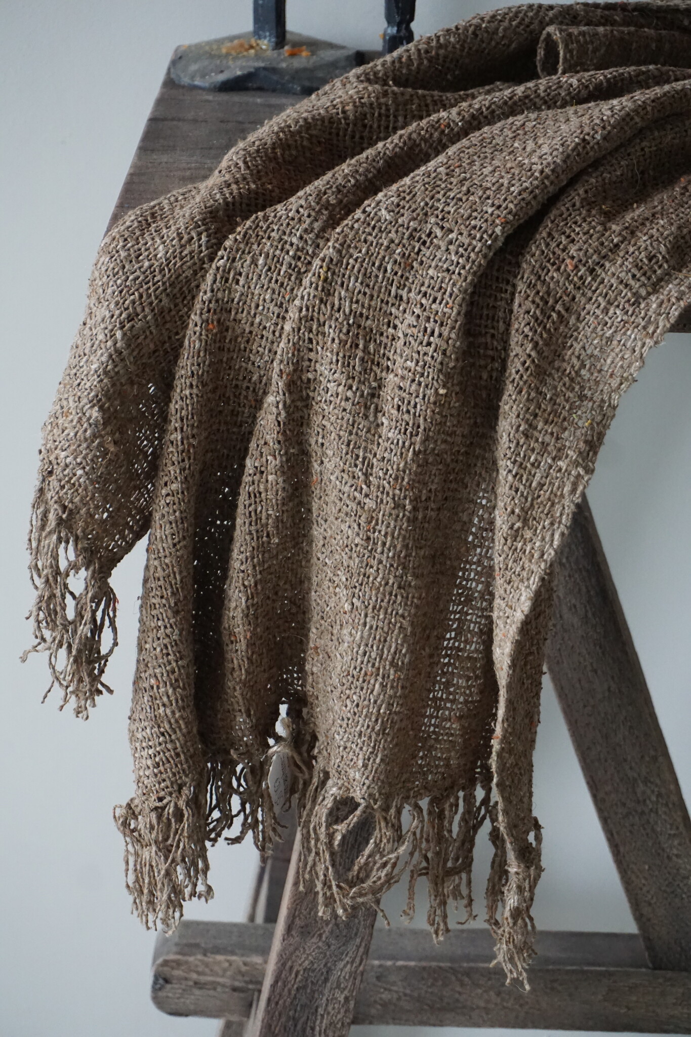 Rene Houtman Shabby Doek Leem | L155 x B55 cm