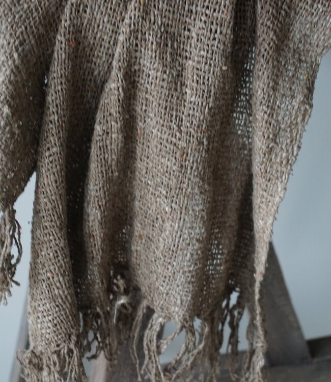 Rene Houtman Shabby Doek Leem | L155 x B55 cm