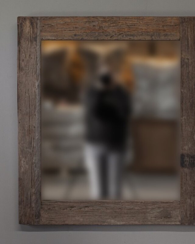 Be-Uniq Spiegel Sofia L | Rustiek Hout | H110xB90xD4 cm