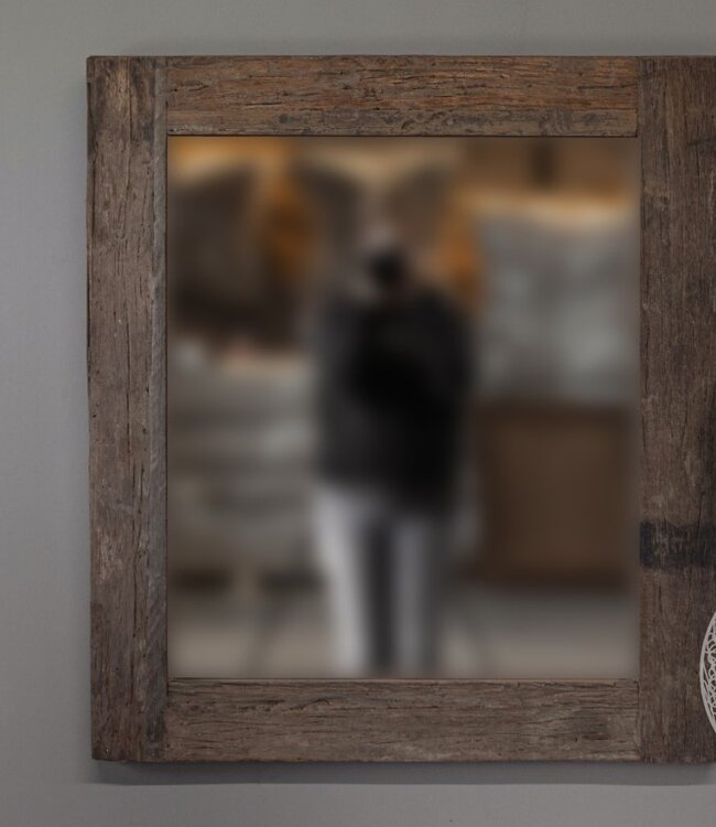 Be-Uniq Spiegel Sofia L | Rustiek Hout | H110xB90xD4 cm