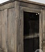 Be-Uniq Oud Glaskastje | Rustiek Verweerd | H142xB85xD43 cm