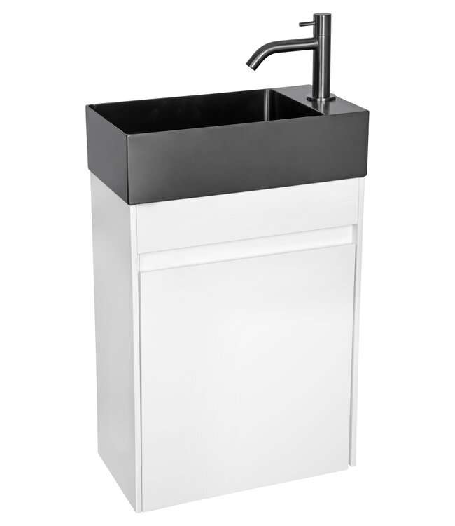 Differnz Fonteinkast Differenz Hura L Links/Rechts 40 cm Wit