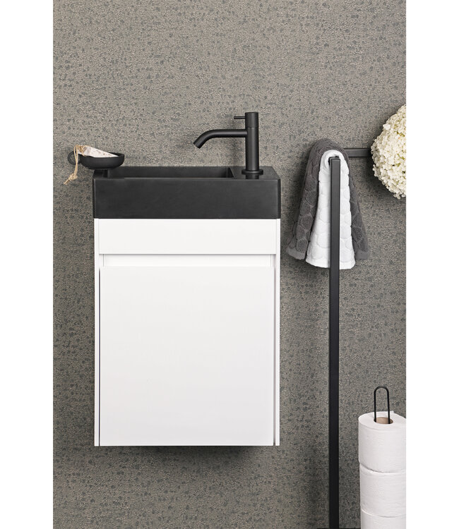 Differnz Fonteinkast Differenz Hura L Links/Rechts 40 cm Wit