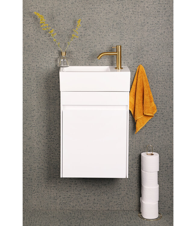 Differnz Fonteinkast Differenz Hura L Links/Rechts 40 cm Wit