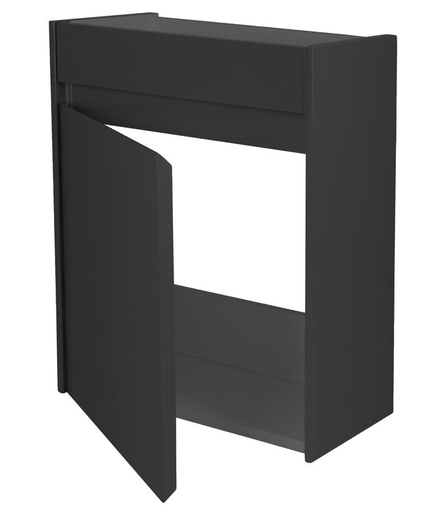 Differnz Fonteinkast Differenz Hura L Links/Rechts 40 cm Antraciet