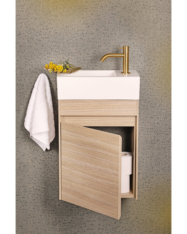 Differnz Hura L fontein - 40 x 22 x 11.5 cm - wit