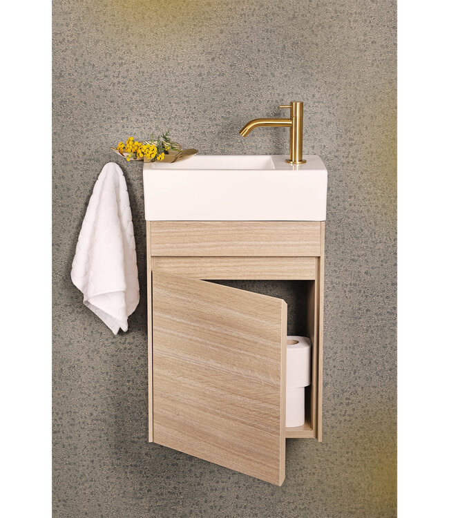 Differnz Hura L fontein - 40 x 22 x 11.5 cm - wit