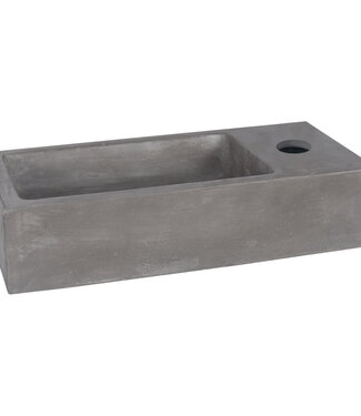 Differnz Hura L fontein - 40 x 22 x 9 cm - donkergrijs