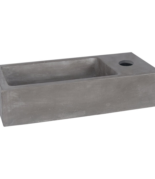 Differnz Hura L fontein - 40 x 22 x 9 cm - donkergrijs