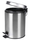 Differnz Pedaalemmer 5 liter - 27.5 x 20 cm - mat chroom