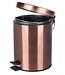Differnz Pedaalemmer 5 liter - 27.5 x 20 cm - rood koper