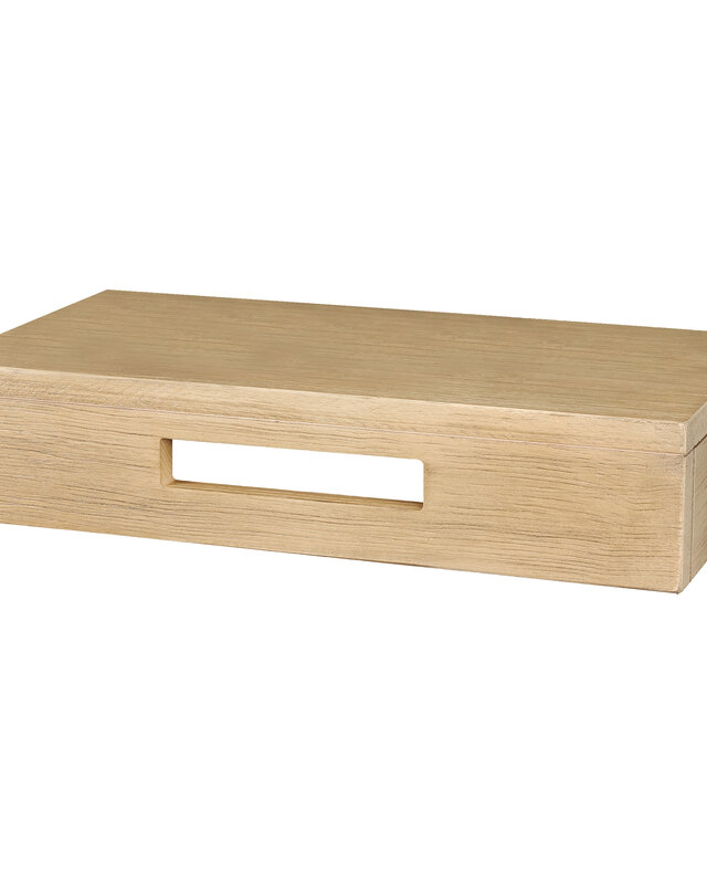 Differnz Hura L wastafelplank FSC - 47 x 26 x 10 cm - eiken