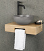 Differnz Hura L wastafelplank FSC - 47 x 26 x 10 cm - eiken