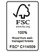 Differnz Hura L wastafelplank FSC - 47 x 26 x 10 cm - eiken