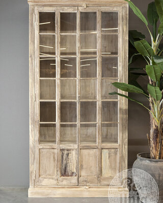 Be-Uniq Oude Vitrinekast | India | H271xB96xD48 cm