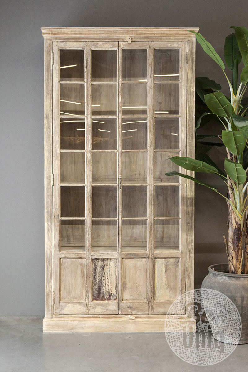 Be-Uniq Oude Vitrinekast | India | H271xB96xD48 cm