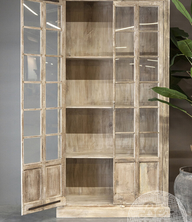 Be-Uniq Oude Vitrinekast | India | H271xB96xD48 cm