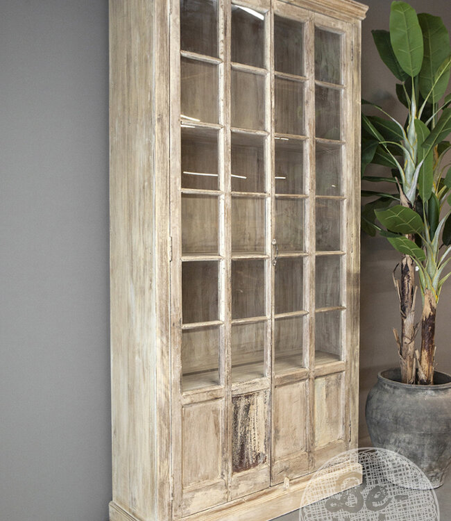 Be-Uniq Oude Vitrinekast | India | H271xB96xD48 cm