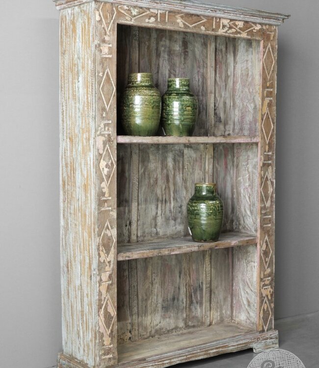 Be-Uniq Oude Boekenkast | India | H151xB103xD33 cm