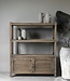 Be-Uniq Oud Rek Met Deuren | Rustiek Verweerd | H145xB122xD40 cm