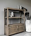 Be-Uniq Oud Rek Met Deuren | Rustiek Verweerd | H145xB122xD40 cm