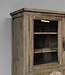 Be-Uniq Oud Vitrine Rekje | Rustiek Verweerd | H160xB83xD30 cm