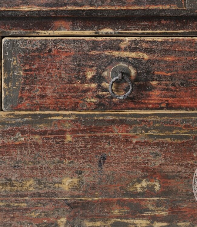 Be-Uniq Origineel Oud Laag Dressoir | China | H49xB182xD40 cm