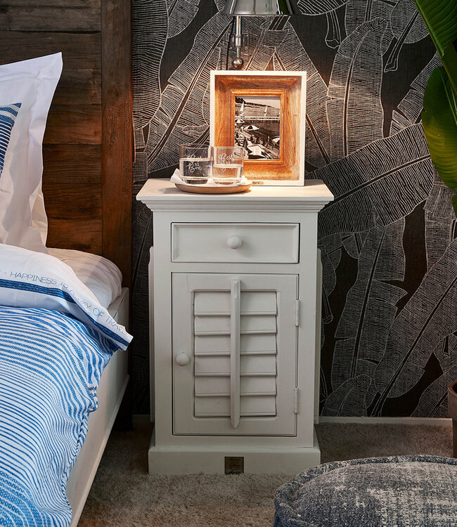 Rivièra Maison Nieuwe Orleans Nachtkastje Rechts Wit