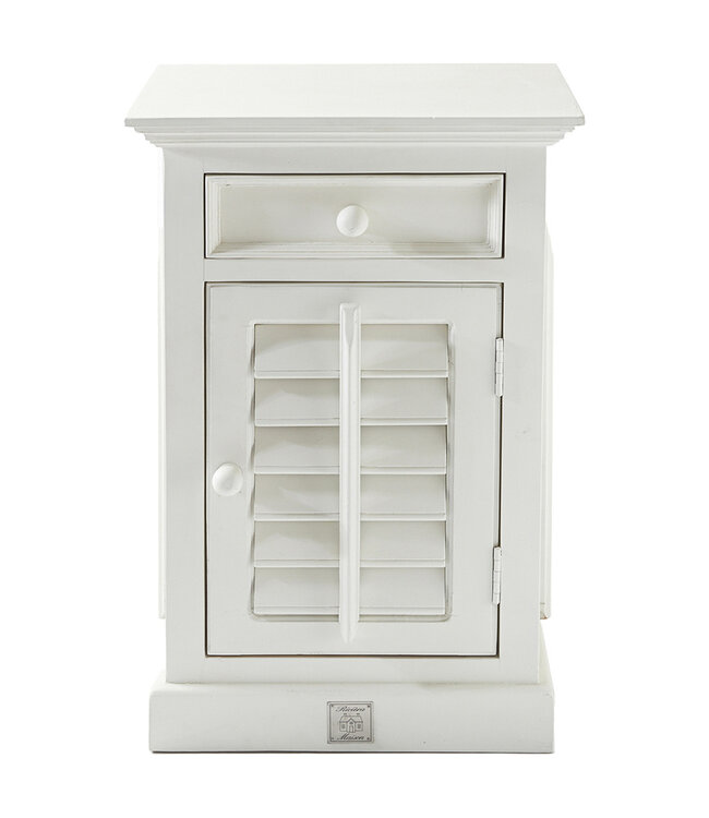Rivièra Maison Nieuwe Orleans Nachtkastje Rechts Wit