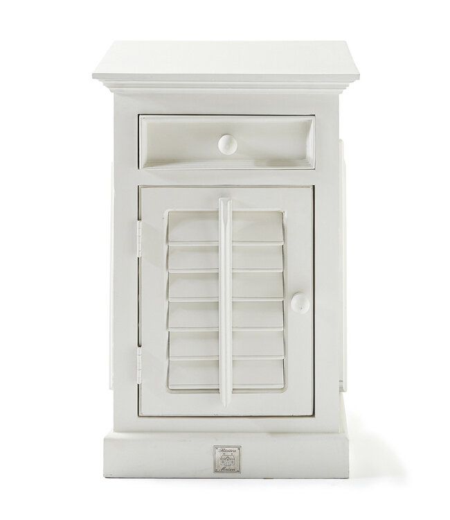 Rivièra Maison Nieuwe Orleans Nachtkastje Links Wit