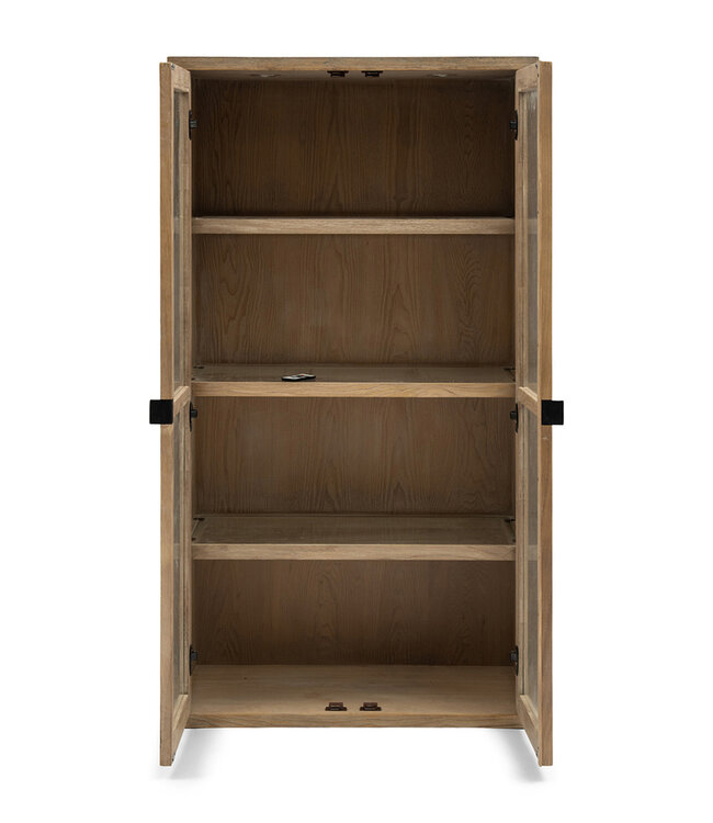 Rivièra Maison Bovenste deel van het Del Rey glazen kabinet