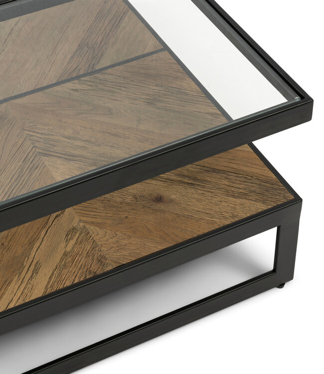 Rivièra Maison Grijze salontafel 90x90