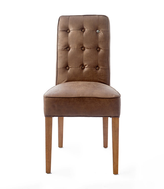 Rivièra Maison Cape Breton Eetkamerstoel Pel Koffie