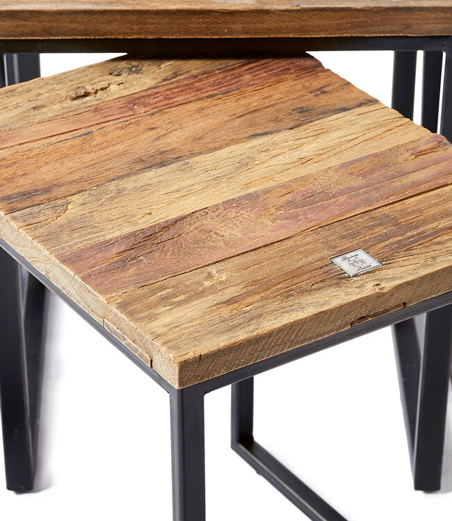 Rivièra Maison Bijzet Tafeltjes Shelter Island - Set van 3