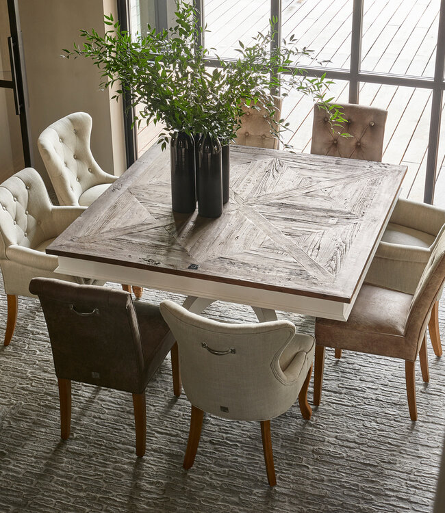 Rivièra Maison Eetkamerstoel George Pellini - Vlas Linnen