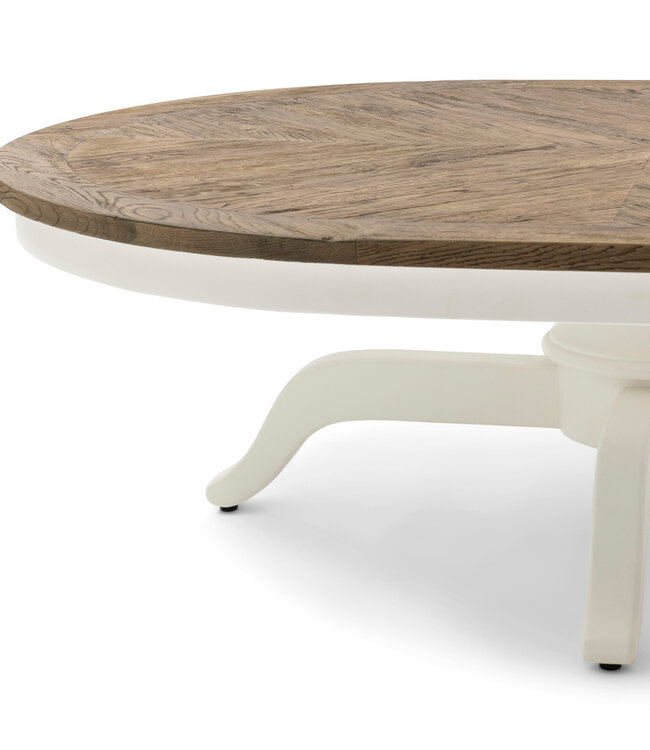 Rivièra Maison Salontafel Le Marais Oval - 140x100 Wit